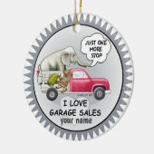 Garageverkoop op maat keramisch ornament (Links)
