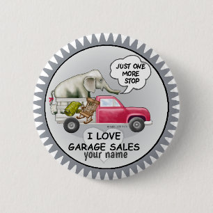 Garageverkoop Ronde Button 5,7 Cm