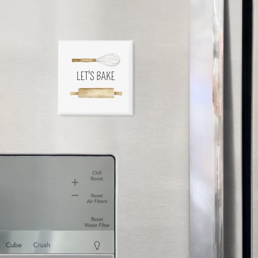 Garandeer Rollende Aquarel Laten Bakken Culinair Magneet (Insitu (Koelkast))