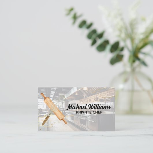 Garandeer Roller | Bakkerij Restaurant Keuken Visitekaartje (Staand voorkant)