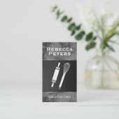 Garandeer Roller Culinaire Zwart Marmer Visitekaartje (Staand voorkant)