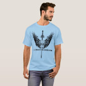 GARANDEERDE WARRIUMWINGEN EN LANGE ZWEEFSELS T-SHIRT (Voorkant volledig)