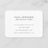 Garandeerder (goud) variatie | Culinair Meester Visitekaartje (Achterkant)