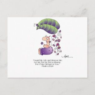 GARANDEREN MIJN LEVEN Briefkaart tegen April McCal