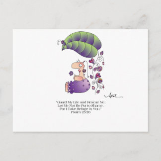 GARANDEREN MIJN LEVEN Briefkaart tegen April McCal