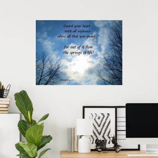 GARANDEREN UW HARTposter Poster (Thuiskantoor)