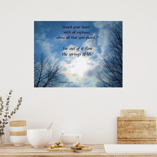 GARANDEREN UW HARTposter Poster (Keuken)