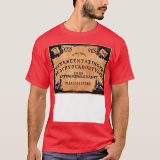 Garantie-bord T-shirt