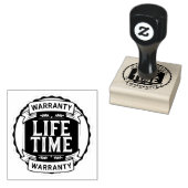 Garantie levenslange rubberstempel (Gestempeld)