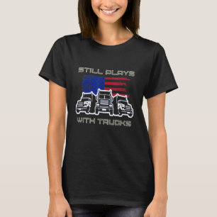 Garantie speelt nog steeds met vrachtwagens vracht t-shirt