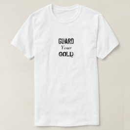 Garantie voor uw goud t-shirt