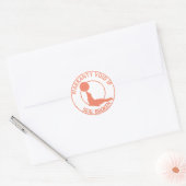 Garantieverlies als verzegeling verbroken is ronde sticker (Envelop)