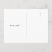 Garba Night Dancer, roze Uitnodiging Briefkaart (Achterkant)