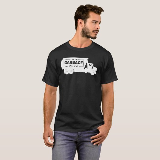 GARBAGE 2024 (witte logo) T-shirt (Voorkant volledig)