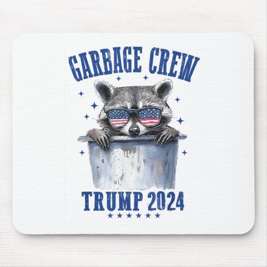 Garbage Crew Trump 2024 President 47 Trump 2024 ME Muismat (Voorkant)