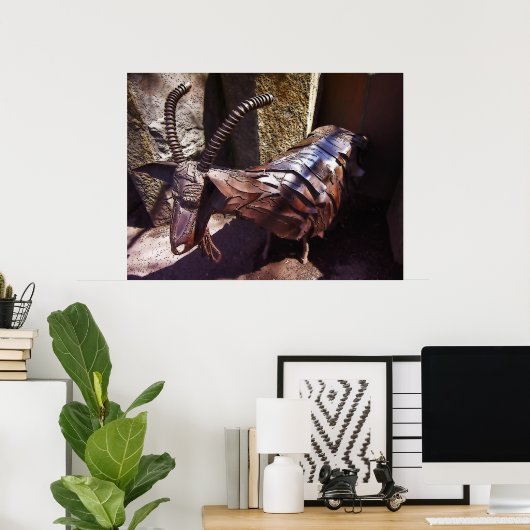 GARBAGE EAT GOAT VAN DE RIVERFRONT PARK VAN SPOKAN POSTER (Thuiskantoor)