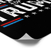 Garbage for Trump 2024 We Are Not Garbage Vote Tru Poster (Hoek)