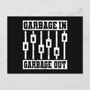 GARBAGE IN GARBAGE OUT Sound Engineer Audio Briefkaart