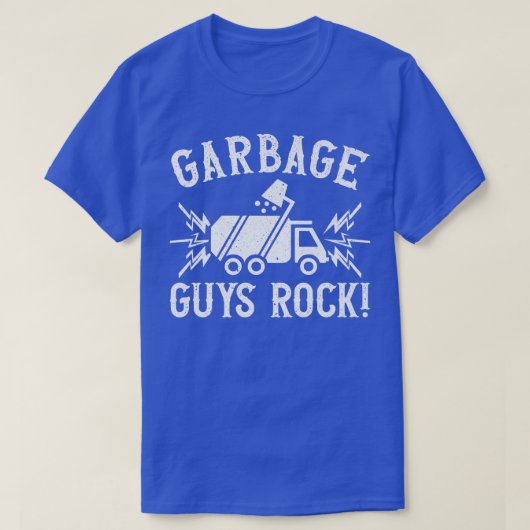 Garbage Jongens Rock Trucks Trash Garbage Collecto T-shirt (Design voorkant)