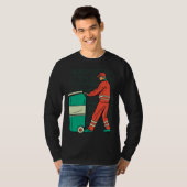 Garbage Man Cleaning Housekeeping T-shirt (Voorkant volledig)