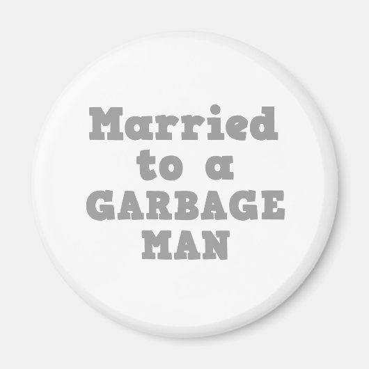 GARBAGE-MAN MAGNEET (Voorkant)