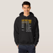 Garbage Man uurtarief - Garbage Collector Recycl Hoodie (Voorkant volledig)