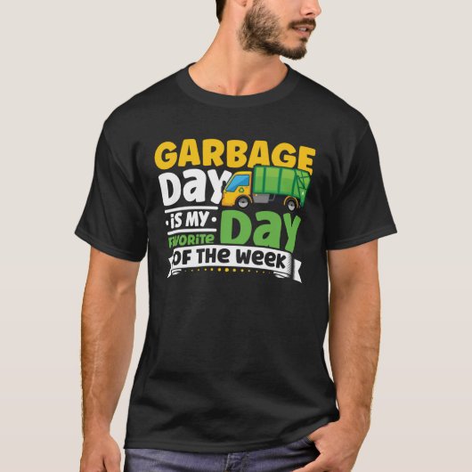 Garbage Truck Apparel Recyling for Toddler Boys T-shirt (Voorkant)