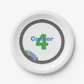 Garbage Truck Birthday Bord (Voorkant)