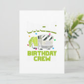 Garbage Truck Birthday Party oom Birthday Crew Kaart (Staand voorkant)