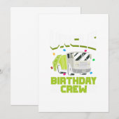 Garbage Truck Birthday Party oom Birthday Crew Kaart (Voorkant / Achterkant)