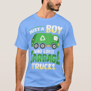 Garbage Truck Boy Design For A Kid 1496 T-shirt