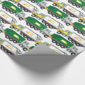 Garbage Truck Cadeaupapier (Hoek)