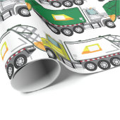 Garbage Truck Cadeaupapier (Rol Hoek)