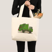 Garbage Truck Green Canvas tas (Voorkant (product))