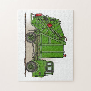 Garbage Truck Green Legpuzzel