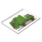 Garbage Truck Green Notitieboek (Linkerzijde)