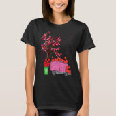 Garbage Truck Heart Tree Garbage Truck Valentine' T-shirt (Voorkant)