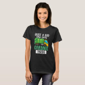Garbage Truck Just a Kid Who Loves Garbage Trucks T-shirt (Voorkant volledig)