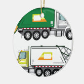 Garbage Truck Keramisch Ornament (Links)