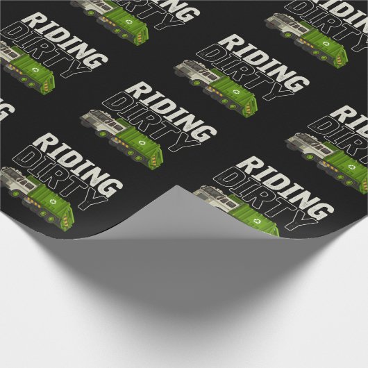 Garbage Trucker Cadeaupapier (Hoek)