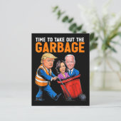 Garbage voor Trump 2024 Funny Time to Take Out Gar (Staand voorkant)