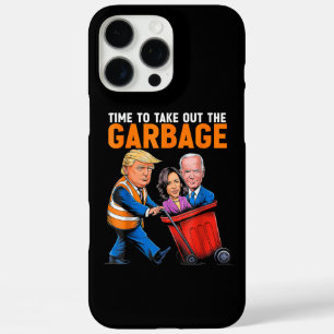 Garbage voor Trump 2024 Funny Time to Take Out Gar iPhone 16 Pro Max Hoesje