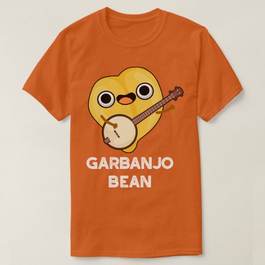 Garbanjo Bean Schattige Garbanzo Banjo Pun 1 T-shirt (Design voorkant)