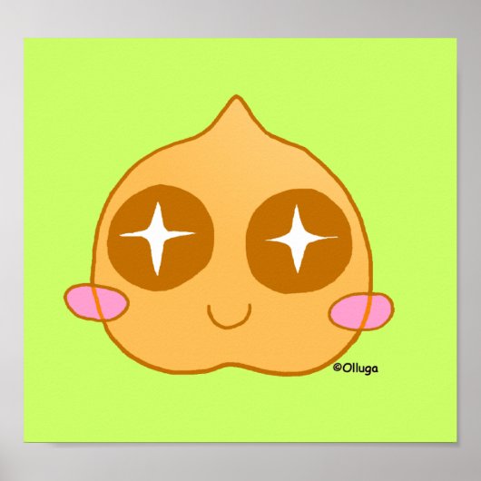 Garbanzo kawaii poster (Voorkant)