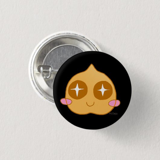 Garbanzo kawaii ronde button 3,2 cm (Voorkant /achterkant)