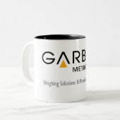 Garber Metrology Tweekleurige Koffiemok (Voorkant links)
