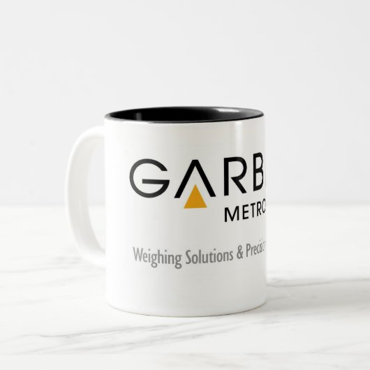 Garber Metrology Tweekleurige Koffiemok (Voorkant links)