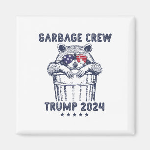 Garbyge Crew Stem Trump 2024 Grappige Republikeins Magneet