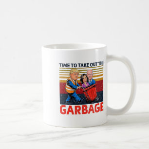 Garbyge voor Trump 2024 Grappige tijd om de Koffiemok