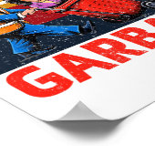 Garbyge voor Trump 2024 Grappige tijd om de Poster (Hoek)